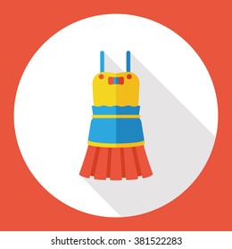 clothes dress flat icon