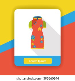 clothes dress flat icon