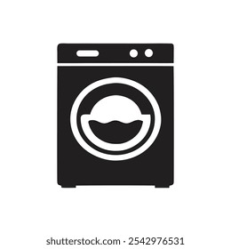 Clothes Dryer Icon on white background