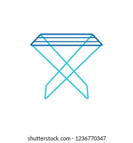Clothes dryer - icon. Vector illustration.