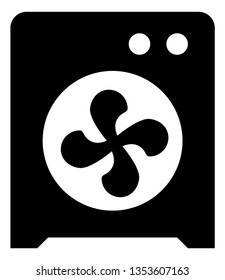 Clothes Dryer Vector Icon