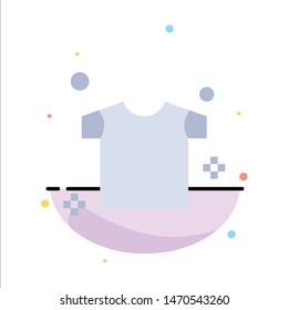 Clothes, Drying, Shirt Abstract Flat Color Icon Template. Vector Icon Template background