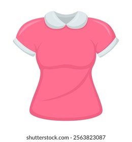 Woman’s Clothes Emoji Icon Illustration. Casual Wear Vector Symbol Emoticon Design Doodle Vector.