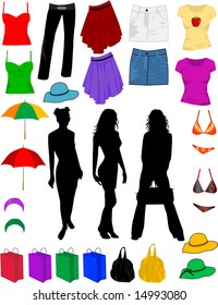 clothes and fashion accessories