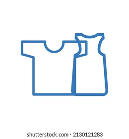 Clothes and fashion dress icon