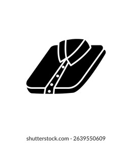 Clothes fold icon, vector illustration, symbol, design logo template picture, for ui or ux isolated on white for mobile app, editable