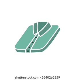 Clothes fold icon, vector illustration, symbol, design logo template picture, for ui or ux isolated on white for mobile app, editable