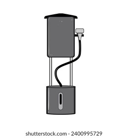clothes garment steamer cartoon. handheld laundry, wash emblem, repair iron clothes garment steamer sign. isolated symbol vector illustration