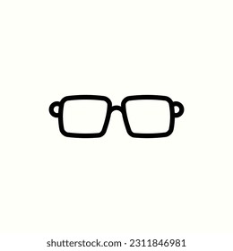 clothes, glasses, eyeglasses icon, isolated icon in light background, perfect for website, blog, logo, graphic design, social media, UI, mobile app