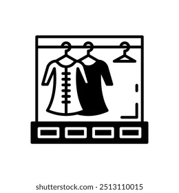 Clothes Glyph Icon, Vector illustration