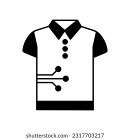 Icono de vectores de glifo de ropa que puede editar o modificar fácilmente 

