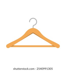 Clothes hanger flat vector design isolated on white background