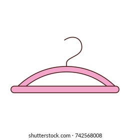 clothes hanger hook fashion empty icon