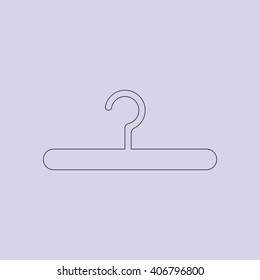 Clothes Hanger icon. Dress Hanger. Vector illustration