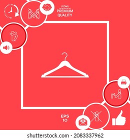 Clothes Hanger icon. Element for your design