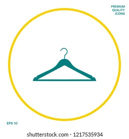 Clothes Hanger icon. Graphic elements for your design