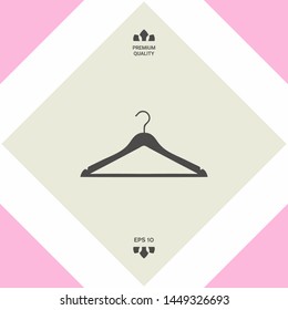 Clothes Hanger icon. Graphic elements for your design