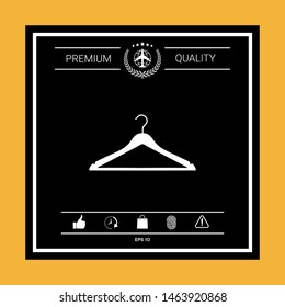 Clothes Hanger icon. Graphic elements for your design
