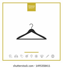 Clothes Hanger icon. Graphic elements for your design