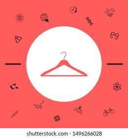 Clothes Hanger icon. Graphic elements for your design