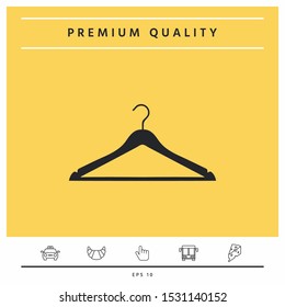 Clothes Hanger icon. Graphic elements for your design