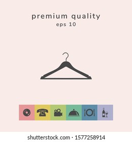 Clothes Hanger icon. Graphic elements for your design