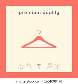 Clothes Hanger icon. Graphic elements for your design