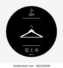 Clothes Hanger icon. Graphic elements for your design