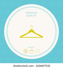 Clothes Hanger icon. Graphic elements for your design