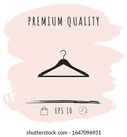 Clothes Hanger icon. Graphic elements for your design