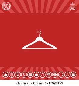 Clothes Hanger icon. Graphic elements for your design