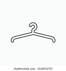 
Clothes Hanger Icon - Laundry Vector, Sign and Symbol for Design, Presentation, Website or Apps Elements.