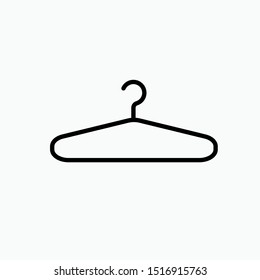 
Clothes Hanger Icon - Laundry Vector, Sign and Symbol for Design, Presentation, Website or Apps Elements.