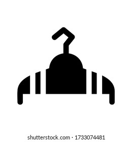 clothes hanger icon or logo isolated sign symbol vector illustration - high quality black style vector icons
