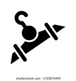 clothes hanger icon or logo isolated sign symbol vector illustration - high quality black style vector icons
