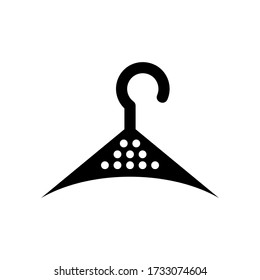 clothes hanger icon or logo isolated sign symbol vector illustration - high quality black style vector icons

