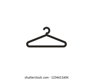 Clothes hanger icon sign symbol