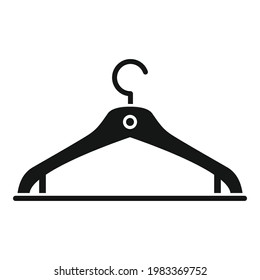 Clothes hanger icon. Simple illustration of Clothes hanger vector icon for web design isolated on white background