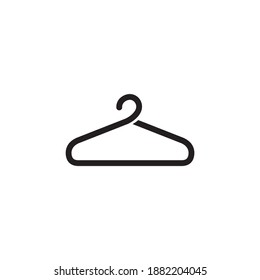 clothes hanger icon symbol sign vector