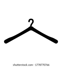 Clothes hanger Icon Vector design illustration