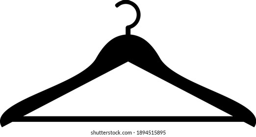 Clothes hanger icon vector design. Clothing Signs and symbols.