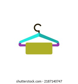 clothes hanger icon vector design templates