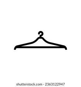 plantillas de diseño vectorial de iconos de colgador de ropa