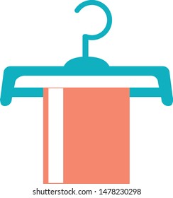 Clothes hanger Icon Vector Illustration trendy icon on white background for web graphic