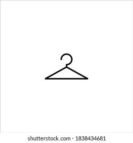 clothes hanger icon vector illustration
