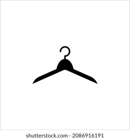 Clothes hanger. Hanger icon vector illustration on white background.