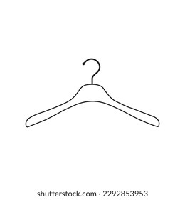clothes hanger icon vector illustration symbol design