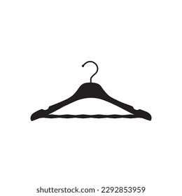 clothes hanger icon vector illustration symbol design