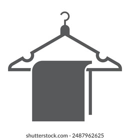 
Kleiderbügel-Symbol-Vektorillustration