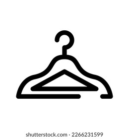 Clothes Hanger Icon Vector Symbol Design Illustration